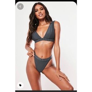 Missguided Diamanté Bathing Suit